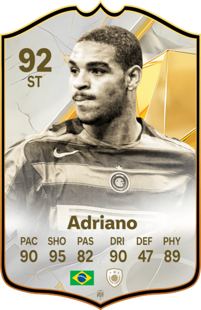 Adriano Icon Football Card