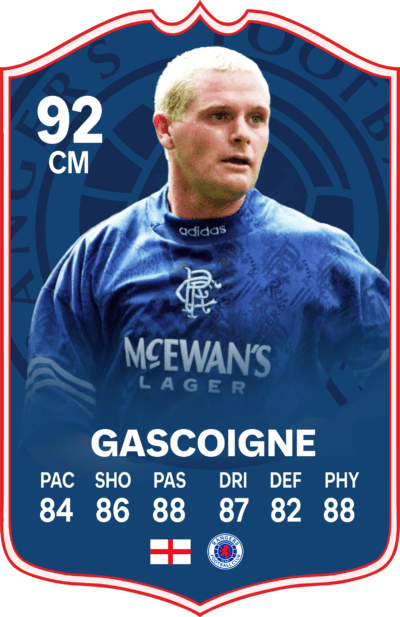Gascoigne Football Card