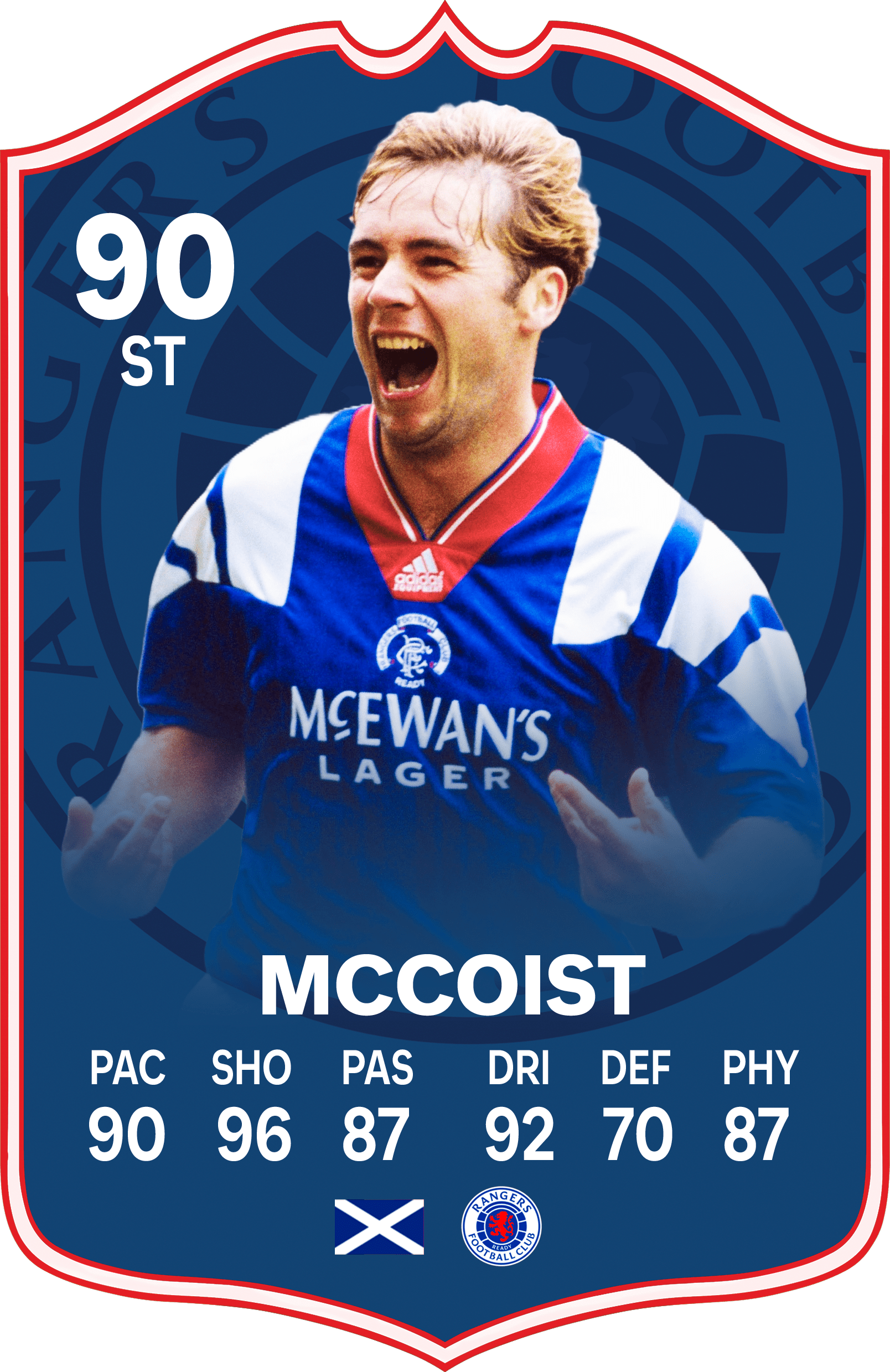 McCoist Football Card