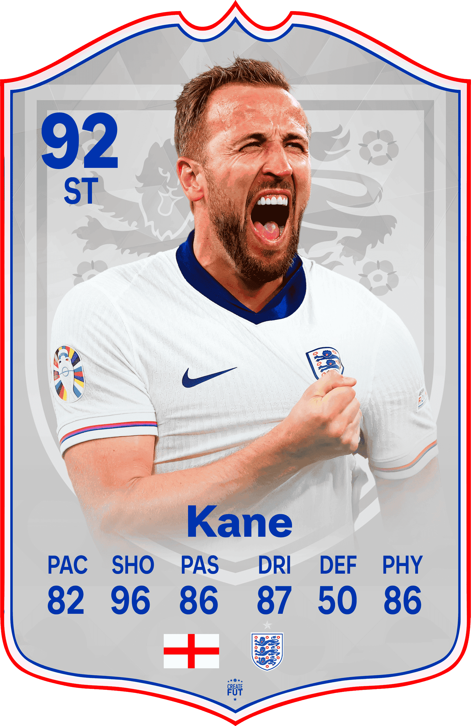 Harry Kane England FC Football Card