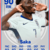 Bukayo Saka England FC Football Card